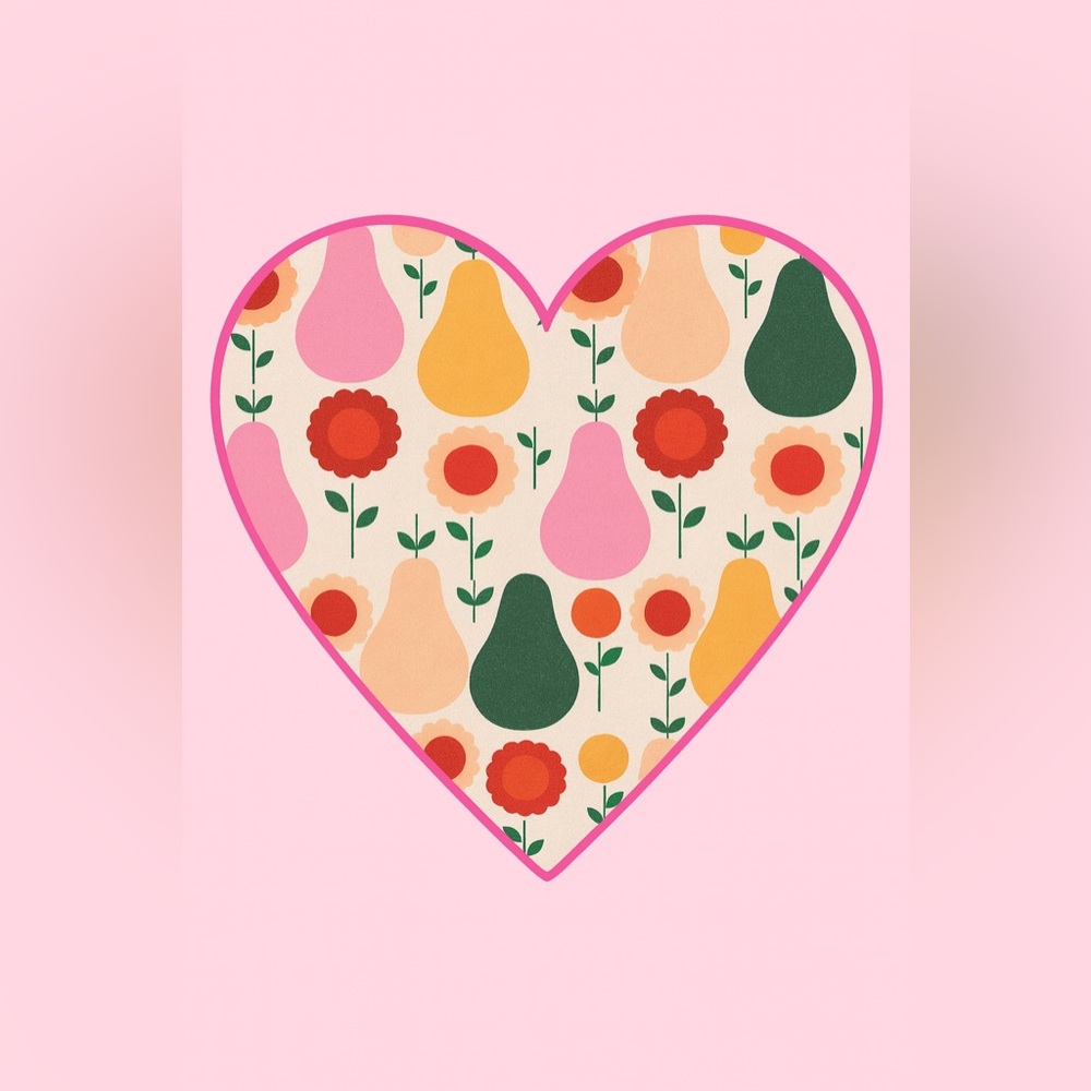 Unique Vintage Magnolia Place Multicolored Pear Print Barbara Swing Dress, NWT! - Picture 6 of 16